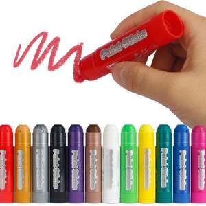 Pasteles al Óleo en Estuche Metálico Giratorio, Barras de Gouache Sólidas, Fáciles de Lavar, 12 Colores para Niños, <span class=keywords><strong>Pintura</strong></span> DIY y Suministros de Arte de Graffiti - Product Image 4