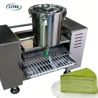 Machine à Crêpes Automatique Grande Capacité en Acier Inoxydable 304, 600 Pièces/Heure, Personnalisable 3-10 Pouces, pour Crêpes et Pancakes Commerciaux