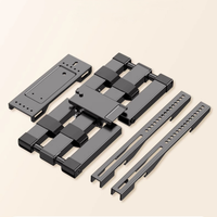 Supports muraux pour téléviseurs HZS D60 à mouvement complet, VESA 400*400 mm, acier laminé à froid, pour téléviseurs de 65 pouces, certifiés CE, capacité de charge de 30 kg, inclinaison et rotation, couleur noire