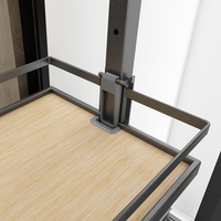 ARTSTEEL Panier coulissant extra haut et profond en métal moderne, écologique, avec amortissement silencieux, pour boissons et aliments, pour armoires de cuisine et garde-manger