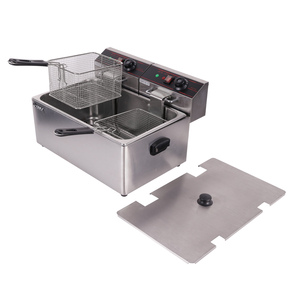 Gran capacidad 12L Comercial Eléctrico Tornato Patata/Donut/Embudo Tarta Freidora - Product Image 3