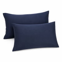 Housse de coussin personnalisée en polyester brossé avec fermeture enveloppe, installation facile, approvisionnement direct usine