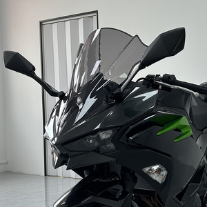 Parabrezza a Doppia Bolla per Moto KAWASAKI Ninja 500/SE 2024-2025, Deflettore Protettivo per Carenatura - Product Image 5