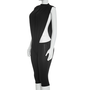 วิวิบลุค J26ST035 ชุดลำลองผู้หญิงฤดูร้อนใหม่ผู้หญิงเซ็กซี่บอดี้สูทกางเกงเลกกิ้งคาปริสชุดสองชิ้นสำหรับสุภาพสตรีชุด - Product Image 6