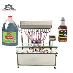 Botol plastik etanol alkohol/Pupuk/pengisian/mesin pengisi botol pembersih efisiensi tinggi