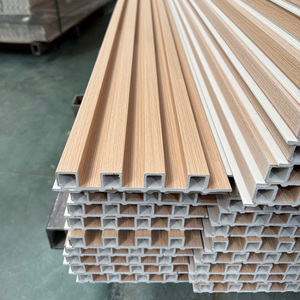 Revêtement mural en PVC WPC à design moderne, panneau mural cannelé, revêtement mural économique, décoration intérieure, imperméable pour maison, hôtel, salon - Product Image 3