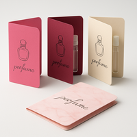 Carte d'échantillon de testeur de parfum avec logo personnalisé 1ml 2 ml carte d'échantillon de parfum en spray