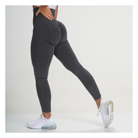 Leggings de sport respirants et confortables à taille haute, sans coutures, à rayures, longueur intégrale, séchage rapide, pour la course et le yoga
