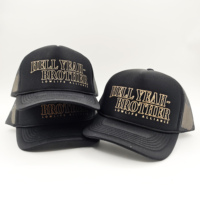 Casquette Trucker Unisexe Ajustable en Maille à 5 Panneaux, Motif Léopard, Personnalisable avec Logo Imprimé ou Brodé, Vente en Gros, OEM Professionnel, Tendance