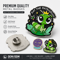 Épinglette en émail personnalisée, de l'idée au produit fini, création graphique gratuite, échantillonnage rapide, fabricant OEM ODM, badge métallique personnalisé