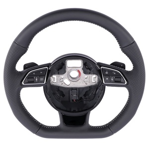 Volant complet en cuir pour <span class=keywords><strong>Audi</strong></span> A4 S4 A5 <span class=keywords><strong>RS4</strong></span> B8 A6 C7 - Vente en gros - Product Image 2