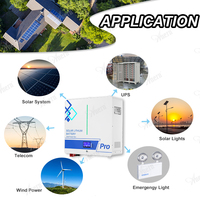 بطارية شمسية Anern 100AH 200AH 300AH 2-15kwh Lifepo4 نظام تخزين طاقة صناعي وتجاري