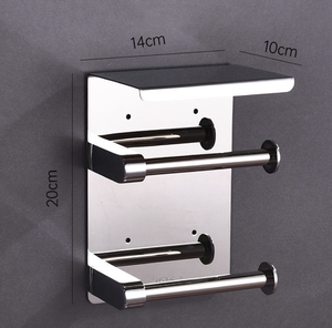 Stainless Steel <strong>Toilet</strong> Tissue Paper <strong>Roll</strong> <strong>Towel</strong> Plate <strong>Holder</strong> Steel Kitchen <strong>Towel</strong> Paper <strong>Holders</strong> - Product Image 2