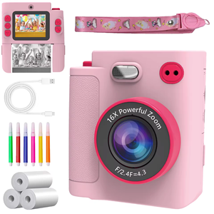 Cámara Infantil de Doble Lente con Impresión Instantánea, Full HD, Material Plástico, el Mejor Regalo para Niños y Niñas de 3 a 12 Años - Product Image 2