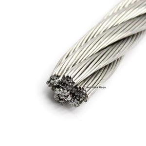 ASTM 304 SS 7x7 <span class=keywords><strong>2mm</strong></span> 스테인리스 스틸 와이어 로프 - Product Image 3