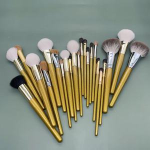 Ensemble de 23 pinceaux de maquillage en poils d'animaux, poils d'écureuil et de chèvre, pinceau à poudre, pinceau à fard à paupières, pinceau pour le teint - Product Image 4