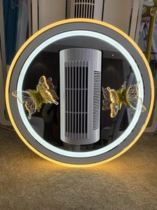 Cổ Điển Khu Dân Cư Thay Đổi Độ Sáng DC Động Cơ Thông Gió De Teto Trang Trí Điều Khiển Từ Xa Acrylic Ánh Sáng LED Quạt Trần - Product Image 4