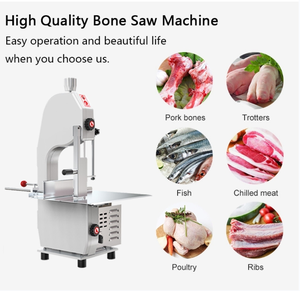 Machine de scie à os de coupe de viande congelée de boucher électrique commerciale 1500w 2HP à vendre - Product Image 5