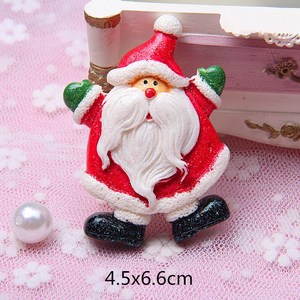 Cadeau de noël créatif résine peint à la main Figurine accessoires maison vacances réfrigérateur aimant en gros - Product Image 4