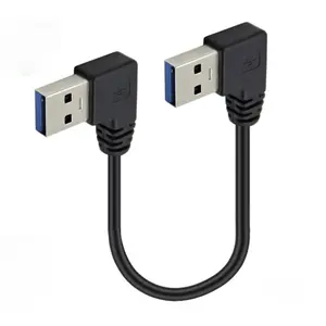USB의 전문 제조 업체 3.0 유형 남성 왼쪽 각도 방향 USB 3.0 유형 남성 남성