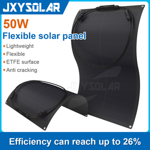 Module solaire monocristallin léger de forme personnalisée, 50 Watts, 20 Volts, cellule solaire flexible HPBC à contact arrière, 26% d'efficacité élevée - Product Image 2