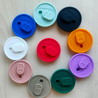 Couvre-gobelets en silicone de haute qualité de 2,75 pouces/70 mm pour gobelets en verre de 16 oz et 20 oz, couvre-gobelets en silicone de qualité alimentaire