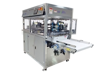 Ultrasoon automatische snijmachine van hoge kwaliteit voor voedselverwerking, geschikt voor meel, ijs, fruit, met titanium mes en hoge capaciteit.
