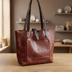 Waterproof Eco-Friendly Portable Luxury Unisex Leather Softback Laptop <b>Backpack</b> Animal Prints Zipper Closure USB Port OEM ODM - Product Image 6