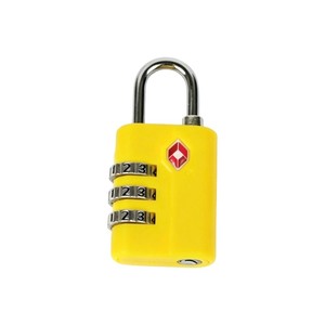 <span class=keywords><strong>Cadenas</strong></span> de voyage ergonomique <span class=keywords><strong>à</strong></span> cadran incurvé avec 3 chiffres, <span class=keywords><strong>code</strong></span> douanier TSA007 et trou pour clé maîtresse - Product Image 5