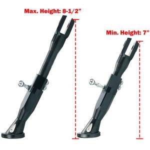 Béquille latérale réglable CNC en alliage d'aluminium pour scooter, support de levage de roue pour moto tout-terrain - Product Image 2