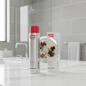 Huiles Essentielles 2026 pour une Haleine Fraîche – Bouteille Taille Standard – Bain de Bouche Nettoyant et Blanchissant pour les Taches et les Impuretés (237ml) - Product Image 1