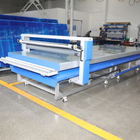 Table de travail grand format personnalisée de 1,6 m x 4 m, applicateur de rouleau de vinyle, laminateur à plat LeFu LF1740-B4