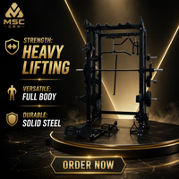 Rack de musculation multifonctionnel professionnel robuste de qualité supérieure avec Smith Machine pour salle de sport à domicile et studio de fitness