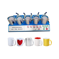 Nouvelle presse à chaud semi-automatique MingYang MY-MHP-5 11oz pour tasses en céramique, applications 5-en-1, sublimation, 110V/220V