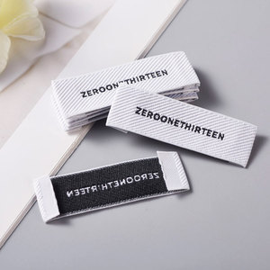 Bông Twill nhãn phẳng hoặc gấp thẻ cho những thứ dệt kim personalizada nhãn thủ công MaY phụ kiện - Product Image 6