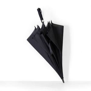 Parapluie de golf de voyage en nylon semi-automatique, coupe-vent et imperméable, avec logo personnalisé, pour la promotion - Product Image 3