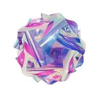 Lampe IQ en forme de boule avec apparence irisée, certifiée GRS OEKO de différentes tailles et couleurs