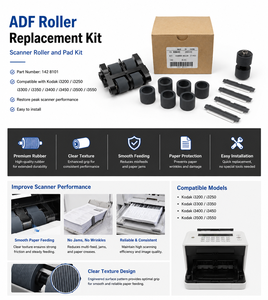 Kit de remplacement de rouleaux de scanner 142 8101 pour Kodak I3000 I3200 I3300 I3400 I3500 I3250 I3450, ensemble d'entretien des rouleaux de ramassage ADF - Product Image 3