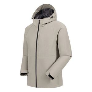 Design Waterproof <b>Jacket</b> with <b>Reflective</b> Stripe Hooded Windbreaker Welded Seams for Outdoor Rainwear <b>Jacket</b> - Product Image 2
