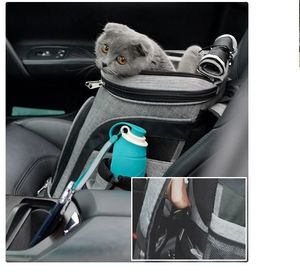 Mochila de transporte para gatos, bolsa de transporte para perros y gatos con malla para perros pequeños, gatos, cachorros, mochila para mascotas, bolsa para senderismo, viaje, Camping - Product Image 4