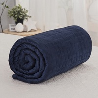 Housse de couette de haute qualité, Minky de sommeil amovible matelassé et lesté
