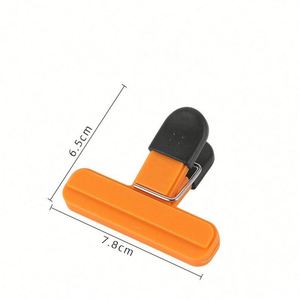 Clips de fermeture robustes en plastique pour sacs de 6 pouces, couleurs assorties, pour aliments et collations, promotionnels, cadeaux - Product Image 4