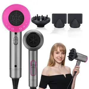 Suttik D087B Sèche-cheveux portable de voyage à moteur à courant continu à grande vitesse de marque personnalisée en gros avec boîte-cadeau colorée pour femme