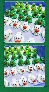 Irish St. Patrick's Day Style Children <b>Bath</b> Toy Rubber Yellow Duck Customize Colour Shape Good Quality Eco Friendly Safe - Product Image 4