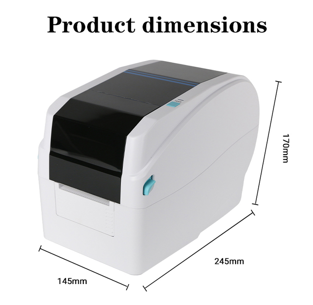 MASUNG MS-LB401 Medical Wristband Printer 56mm Max Width Multi-Interface Thermal Transfer Printer