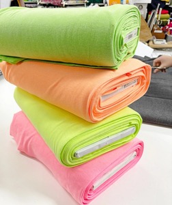 High Quality Organic Weft Knit Jersey Cuffing Ribbing Fabric 70cm Wide Tubular for Sweatshirts Girls & <b>Boys</b> Apparel - Product Image 5