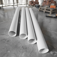 Tuyau de Conduite Isolante en PVC pour Commandes en Gros, Résistant à la Corrosion, Conduit Électrique en UPVC pour la Décoration Intérieure, Tube Électrique en PVC