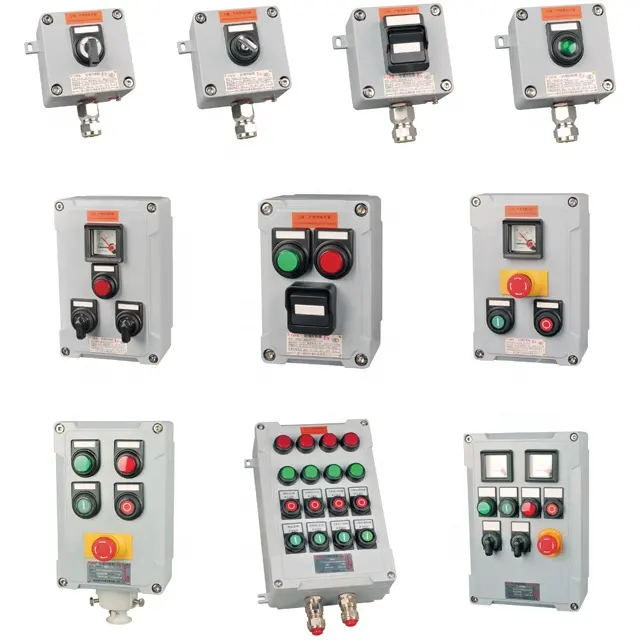 Customized Ip66 Aluminum Series Explosion Proof Control Station And Junction Box With Cnex Atex Iecex Certificate