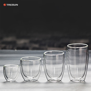Tasses à thé en forme d'œuf artisanales de qualité alimentaire, gobelet en verre, verre borosilicate à double paroi, tasses à café sans poignée - Product Image 4