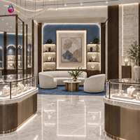 Vitrine à bijoux Sundo en promotion, mobilier sur mesure pour bijouterie, présentoir à bijoux, design 3D pour magasin de bijoux